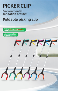 Herramienta de Alcance Plegable de 33 Pulgadas, Herramienta para Recoger Objetos con Mandíbula Giratoria de 360 Grados e Imán, Recogedor de Basura Ligero para Personas Mayores - Product Image 2
