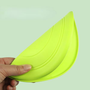 Jouet frisbee pour chien, 7 couleurs au choix, doux, pour l'entraînement des animaux de compagnie - Product Image 3