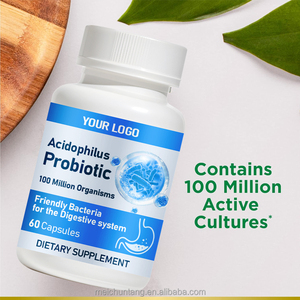 Suplemen kesehatan pencernaan dewasa 100 juta CFU Lactobacillus <span class=keywords><strong>Acidophilus</strong></span> kapsul enzim suplemen untuk pencernaan - Product Image 4