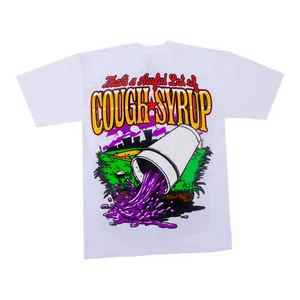 Alocs Ngắn Tay Áo ho xi-rô bóng chày TEE T-SHIRT thời trang dạo phố quần áo các nhà sản xuất quần áo cotton tùy chỉnh Áo thun cho nam giới - Product Image 5