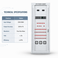 Convertisseur de puissance DC-AC série RHN 1KVA~20KVA, onduleur à onde sinusoïdale pure de qualité industrielle pour la sauvegarde des postes de transformation électriques
