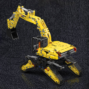 Moule roi 17076 840 pièces ingénierie série SFINX futur pelle bloc de construction modèle technique éducatif jouet Festival cadeau - Product Image 4