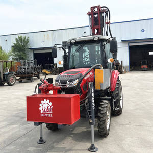 Hotselling BDM-260TT tractor-type diesel aangedreven waterputboorinstallatie met 200-300m diepte, verplaatsbaar op wielen - Product Image 3