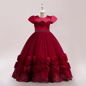 Vestidos <span class=keywords><strong>de</strong></span> <span class=keywords><strong>Fiesta</strong></span> <span class=keywords><strong>de</strong></span> Tul con Flores Bordadas <span class=keywords><strong>de</strong></span> Alta Gama <span class=keywords><strong>para</strong></span> Niñas, Estilo Princesa, <span class=keywords><strong>para</strong></span> Cumpleaños <span class=keywords><strong>de</strong></span> 8 Años, Bodas, 2026 - Product Image 6