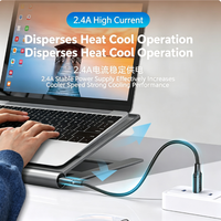 Jasoz USB 3.0 Kabel Man naar Man 5Gbps Hoge Snelheid 2.4A Stroom Drievoudige Afscherming voor Desktop PC Laptop Harde Schijf Webcam Camera