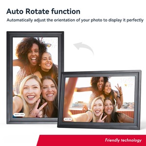 <span class=keywords><strong>Cadre</strong></span> photo numérique LCD Frameo de 15,6 pouces avec écran tactile intelligent HD IPS 1920x1080, WiFi, stockage 32 Go, prise en charge MP4 Cloud - Product Image 3