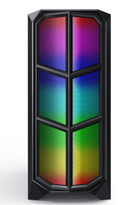 SAMA ARGB strip Gaming <span class=keywords><strong>PC</strong></span> case malla metálica <span class=keywords><strong>diseño</strong></span> frontal <span class=keywords><strong>caja</strong></span> de escritorio <span class=keywords><strong>caja</strong></span> de computadora de vidrio templado - Product Image 3
