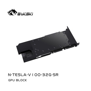 บล็อกน้ำสำหรับ GPU <span class=keywords><strong>Bykski</strong></span> N-TESLA-V100-32G-SR ดีไซน์โลหะทั้งหมดสำหรับ V100 ผลิตในประเทศจีน - Product Image 3