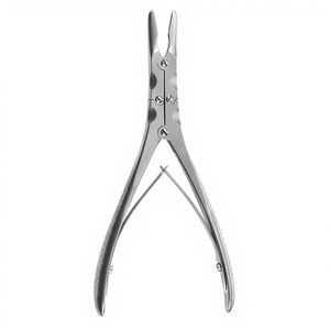Pinza de Rongeur Manual de Doble Articulación para Cirugía Espinal, Instrumentos Ortopédicos de Acero Inoxidable de Alta Calidad, Certificación CE Clase I - Product Image 1