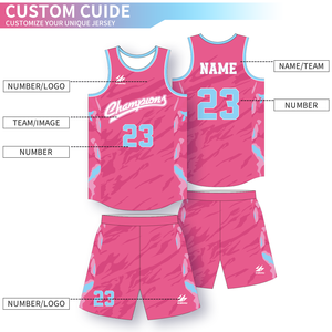 Maglie da Basket Personalizzate per Uomo all'Ingrosso, Set Completo da Allenamento e Partita per <span class=keywords><strong>Squadre</strong></span> Femminili, Personalizzazione di Alta Qualità - Product Image 3