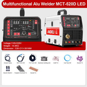 110V 220V LED MCT-520LED 5 in 1 Multi-Function Aluminum Welding Machine - Product Image 4