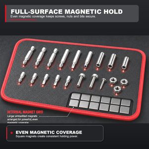 Ensemble de tapis magnétiques flexibles robustes, tapis magnétique pleine surface pour maintenir les vis, les écrous et les outils - Product Image 4