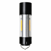 Lampe tactique rechargeable USB Type-C NS-806 avec zoom, laser COB blanc, en alliage d'aluminium, étanche IP55, portée du faisceau 300-400M
