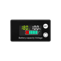 DC8-100V plomb-acide lithium ion lifepo4 indicateur de capacité de tension de batterie affichage LCD compteur de tension de batterie