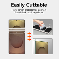 Lámina de Hidrogel PVC Mate de 0.125mm al por Mayor, 180x120mm, Protector de Pantalla Antihuellas para Máquina de Corte