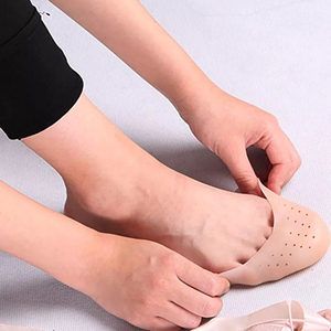 Chaussons de <span class=keywords><strong>danse</strong></span> <span class=keywords><strong>pointe</strong></span> en satin rose doré avec coussinets d'orteils pour filles et femmes, en stock dans l'UE et aux États-Unis - Product Image 4