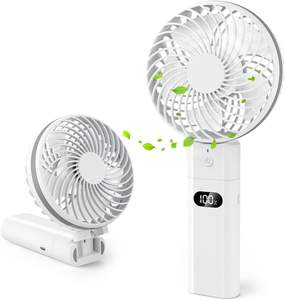 Wholesale New Arrival Portable <b>Mini</b> Handheld <b>Fans</b> With Power Bank Hot Sale Rechargeable Cooling USB Small Hand Held <b>Fan</b> - Product Image 1