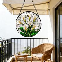 Décoration en acrylique Paysage du coucher du soleil, design lac et montagne, idéale comme cadeau d'anniversaire pour femmes et hommes