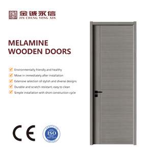 <span class=keywords><strong>Porte</strong></span> intérieure en bois moderne personnalisée en panneau de mélamine, surface en mélamine, <span class=keywords><strong>porte</strong></span> en bois pour la maison, l'hôtel, l'appartement, solution de projet - Product Image 5