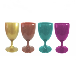 Hot Sell Colors Custom Wine Glasses Plastic Wine Glass at Parties - Product Image 5