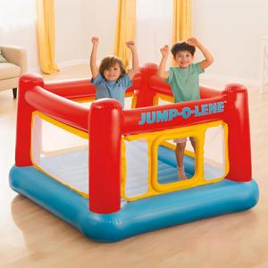 MAKE WAVES ELI-F058 <b>Inflatable</b> Bounce <b>House</b>-Foldable Lightweight PVC Material 68.5x68.5x44 Inches All Seasons for Kids Home - Product Image 3