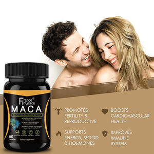 Suplemento de raíz de Maca orgánica para adultos Mejora la energía Las mejores cápsulas de raíz de maca para hombres - Product Image 2