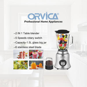 Mixeur de table multifonctionnel pour la maison, avec vitesse variable, pour faire des smoothies et des glaces pilées - Product Image 2