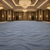 Tapis tissés à la machine pour la prière, sur toute la surface, motif personnalisé en nylon pour la décoration moderne des couloirs d'hôtel