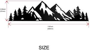 Personalizzato Anime Tree Mountain Car Sticker <span class=keywords><strong>adesivi</strong></span> paraurti decalcomania adesiva rimovibile riflettente impermeabile <span class=keywords><strong>per</strong></span> <span class=keywords><strong>auto</strong></span> Laptop - Product Image 5