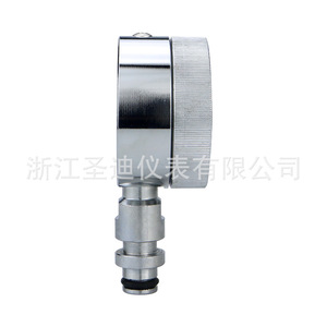 เกจวัดแรงดันสำหรับงานเหมือง BZY60 ขนาด 60 มม. 0-80mpa แบบเข็มคู่ ทนแรงกระแทก รองรับระบบไฮดรอลิก - Product Image 1
