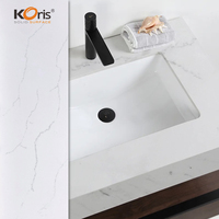 Plan de travail de salle de bain en acrylique, surface solide en pierre artificielle, plan de travail de cuisine en surface solide acrylique Koris