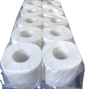 China low price 100% virgin wood pulp 3ply toilet paper rolls tissue soft fsc