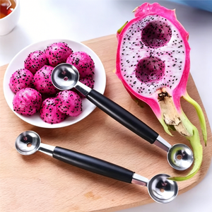 Cuchara para Hacer Bolas <span class=keywords><strong>de</strong></span> Melón <span class=keywords><strong>de</strong></span> Acero Inoxidable, Manual, <span class=keywords><strong>de</strong></span> 1 Pieza, Ecológica, Negra, Personalizable, Utensilios para Frutas y Verduras, Material PP - Product Image 6