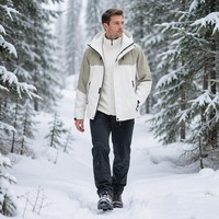 Blouson Bomber Formel à Capuche pour Homme, Modèle Couple 3-en-1, Imperméable, Coupe-Vent, avec Doublure Polaire Amovible, Chaud, pour Randonnée et Activités de Plein Air
