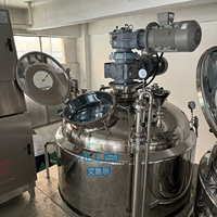 Máquina Mezcladora Emulsionadora al Vacío de Tipo Fijo de Alto Cizallamiento con Bomba de Engranajes para Productos Químicos Cosméticos, Capacidad de 2000L para Motor