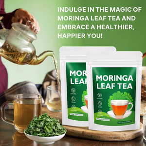Thé Herbal <span class=keywords><strong>Bio</strong></span> Minceur aux Feuilles de <span class=keywords><strong>Moringa</strong></span> Fraîches Marque Blanche pour Ventre Plat – Sachets de Thé Détox - Product Image 5