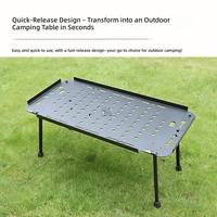 Table pliante portable Chery ICAR&ICAUR V27, support de rangement compact pour hayon, conception spécifique au véhicule, idéal pour le camping en plein air