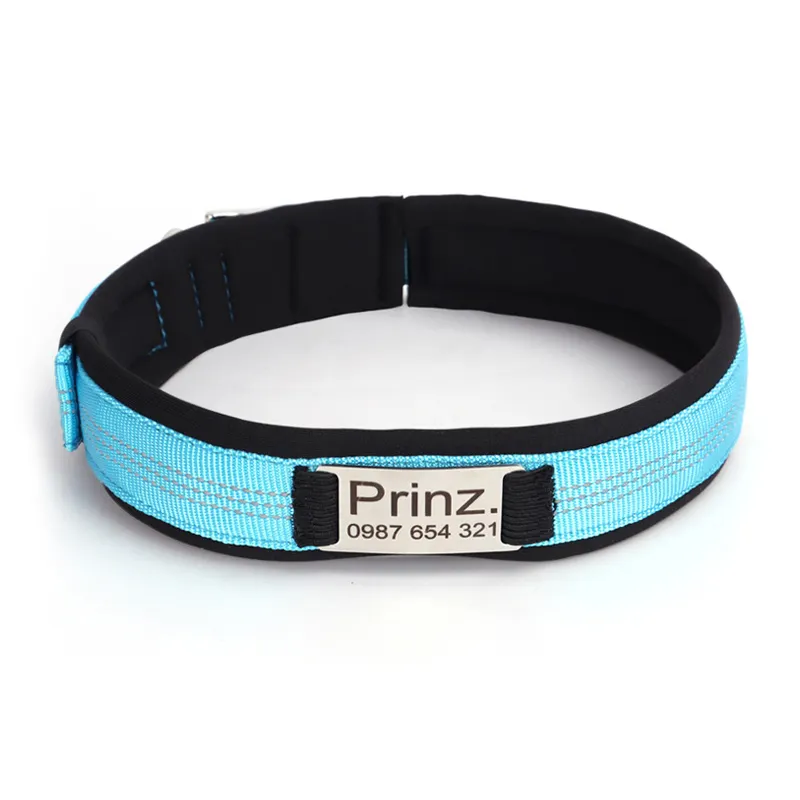 Manufacturer Custom Logo Polyester Dog Collar