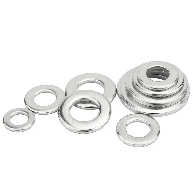 Stainless Steel Customized SS304 SS201 SS316 SS316LExtra Large Oversized M8 M6 M6x1.0 Flat Washer Fender Washers