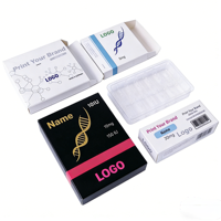 Étiquettes et boîtes en papier kraft personnalisées pour flacons de 3 ml, 5 ml, 10 ml, bouteilles de compléments alimentaires rechargeables