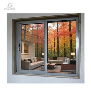 Finestre in <span class=keywords><strong>PVC</strong></span> con Doppi Vetri Finestra in <span class=keywords><strong>PVC</strong></span> Bianca Finestre Scorrevoli in Vinile Stile Economico in Plastica Finestra a Scorrimento Finestre e Porte in Vinile - Product Image 6