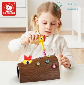 Niños y Niñas de 1-3 años viejo pájaro atrapar insectos juego educativos de Madera Juguetes juguetes magnéticos los niños - Product Image 5