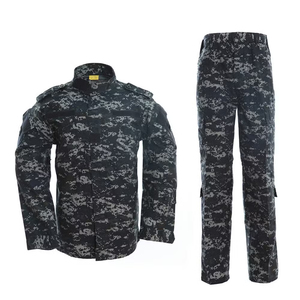 Uniformi Tattiche da Uomo, Tuta Mimetica Universale <span class=keywords><strong>Blu</strong></span> Navy Rip-stop per Sicurezza e Guardie - Product Image 4
