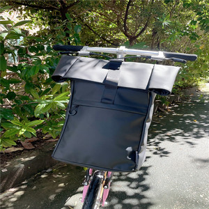 กระเป๋าหน้าจักรยาน CG <span class=keywords><strong>Brompton</strong></span> ความจุขนาดใหญ่ กระเป๋าหน้าจักรยาน <span class=keywords><strong>Brompton</strong></span> กระเป๋าจักรยานพับได้ทำจากไนลอน - Product Image 5