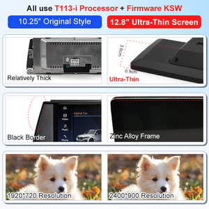 ระบบ STWEI 2026 ใหม่ ดีไซน์บางเฉียบ ระบบปฏิบัติการ Linux หน้าจอ 12.8 นิ้ว ความละเอียด 2400x900 สำหรับรถยนต์ BMW ซีรีส์ 5 GT F07 F18 เครื่องเล่นอัตโนมัติแบบไร้สาย CarPlay KSW - Product Image 6