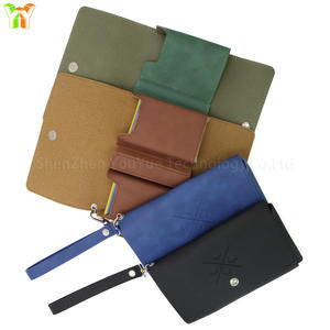 Étui à cartes en cuir PU YY pour 2 jeux de cartes de poker, pochette pour cartes, porte-cartes pour les voyages, rangement pour cartes à jouer, cadeau pour papa - Product Image 2