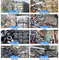 Presse hydraulique horizontale pour déchets de bouteilles en plastique, carton, textile, machine de compactage automatique des déchets