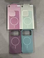 Coque en TPU brillante colorée pour iPhone 17 Pro Max étui de téléphone portable en velours intérieur magnétique avec emballage pour iphone 17 Air