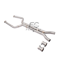Tuyau d'échappement intermédiaire en acier inoxydable de haute qualité pour BMW X5M X6M F95 F96 4.4T 2024+ – Amélioration du son du véhicule avec échappement arrière Cat