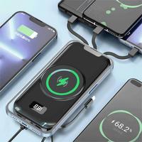 Batterie externe HePU 20000mAh en plastique de haute qualité